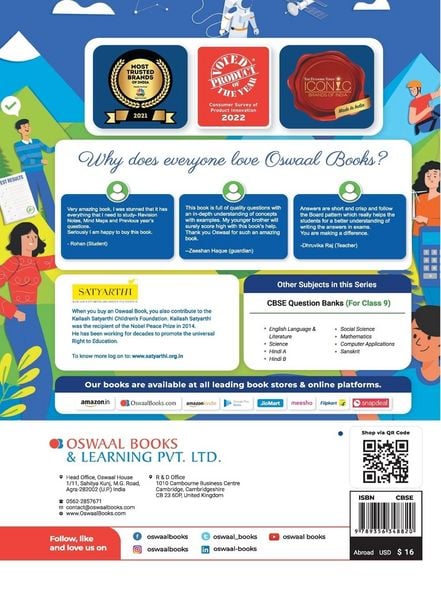 Produktbild: Oswaal CBSE Class 9 English Communicative Question Bank (2024 Exam)