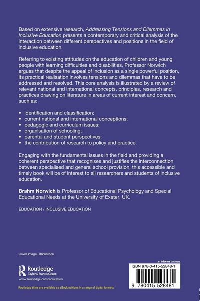 Produktbild: Addressing Tensions and Dilemmas in Inclusive Education