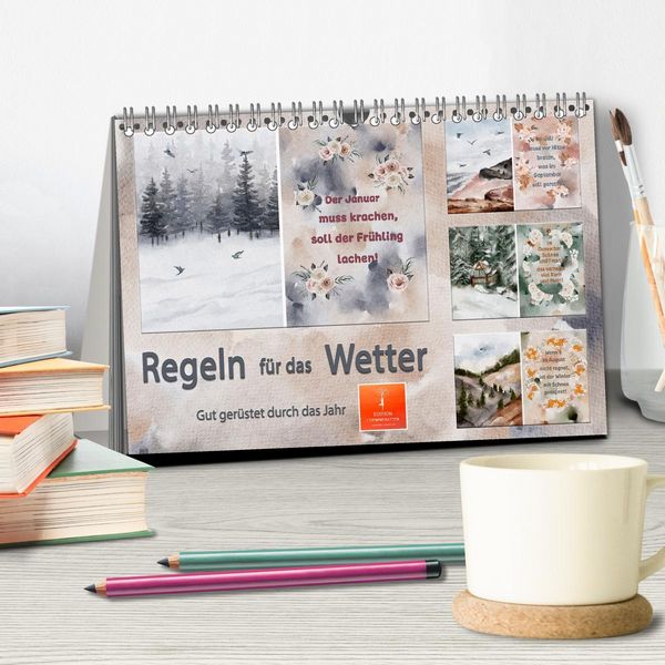 Produktbild: Regeln f&uuml;r das Wetter (Tischkalender 2026 DIN A5 quer), CALVENDO Monatskalender