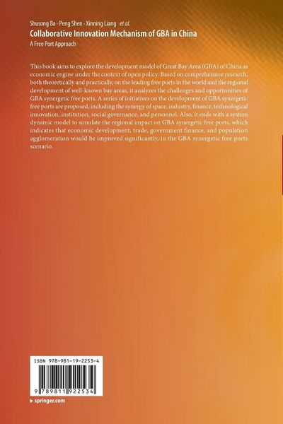 Produktbild: Collaborative Innovation Mechanism of GBA in China