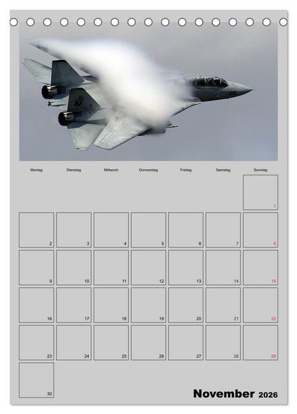 Produktbild: Milit&auml;r. U.S. Kampfflugzeuge (Tischkalender 2026 DIN A5 hoch), CALVENDO Monatskalender