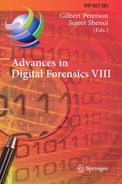 Produktbild: Advances in Digital Forensics VIII