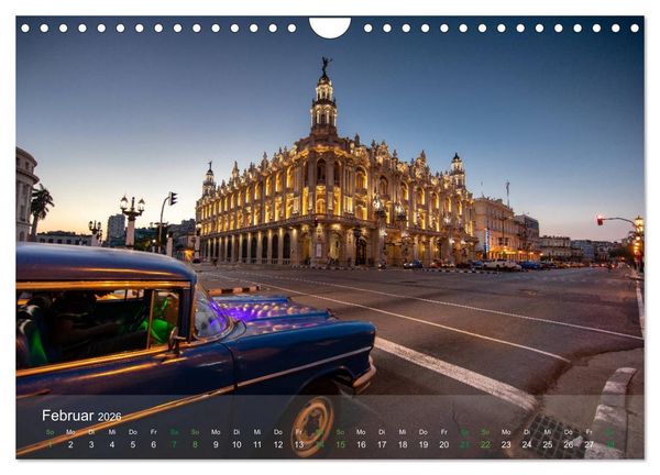 Produktbild: KUBA - Eine Zeitreise (Wandkalender 2026 DIN A4 quer), CALVENDO Monatskalender