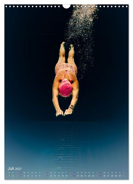Produktbild: FREI SCHWIMMEN (Wandkalender 2027 DIN A3 hoch), CALVENDO Monatskalender