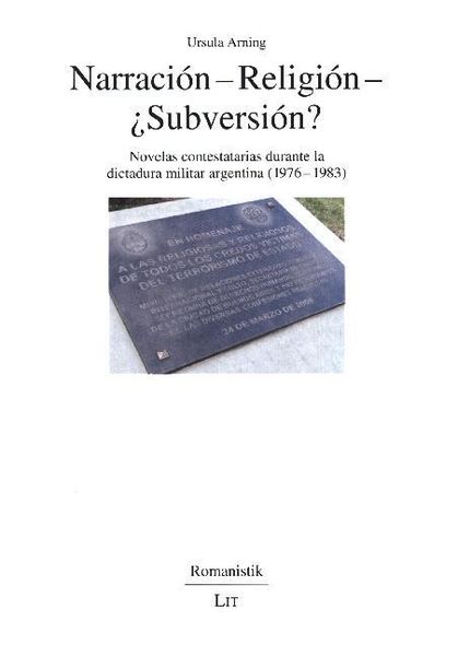 Produktbild: Arning, U: Narraci&oacute;n-Religi&oacute;n-&iquest;Subversi&oacute;n?