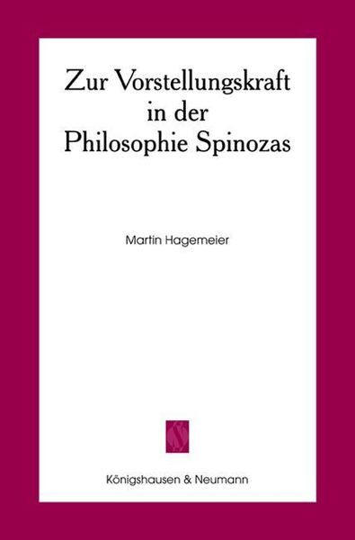 Produktbild: Zur Vorstellungskraft in der Philosophie Spinozas