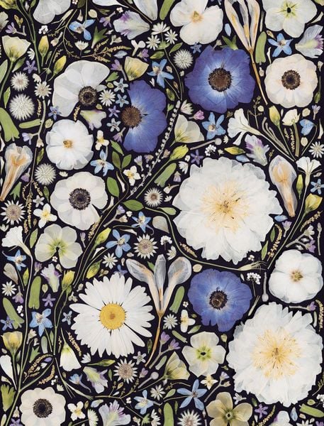 Produktbild: Beautiful Blooms Wrapping Paper Book