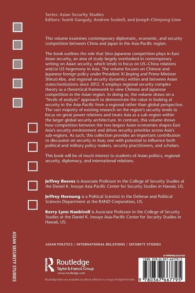 Produktbild: Chinese-Japanese Competition and the East Asian Security Complex