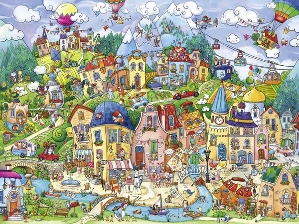 Produktbild: Happytown Puzzle