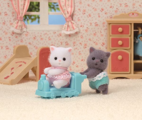 Produktbild: Sylvanian Families Persian Cat Twins 4cm 2 St&uuml;ck