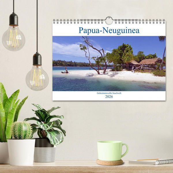 Produktbild: Papua-Neuguinea Geheimnisvolle Inselwelt (Wandkalender 2026 DIN A4 quer), CALVENDO Monatskalender