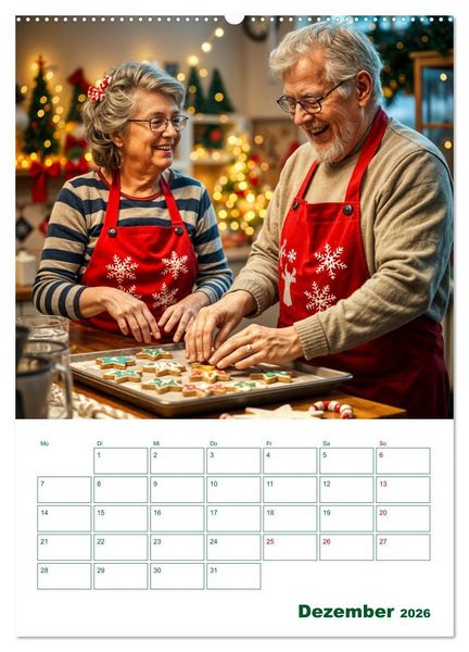 Produktbild: Alt, aber oho - Graue Haare, bunte Abenteuer (hochwertiger Premium Wandkalender 2026 DIN A2 hoch), Kunstdruck in Hochglanz