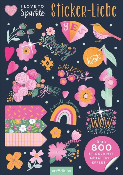 Produktbild: I Love to Sparkle &ndash; Sticker-Liebe