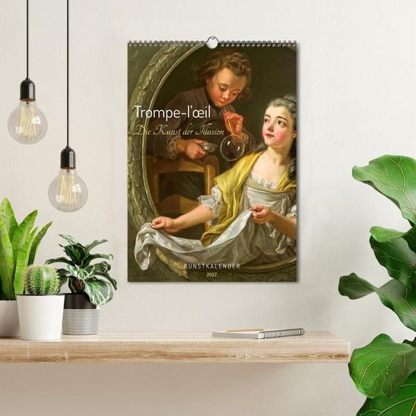 Produktbild: Trompe-l'&oelig;il - Die Kunst der Illusion. Kunstkalender (Wandkalender 2027 DIN A3 hoch), CALVENDO Monatskalender