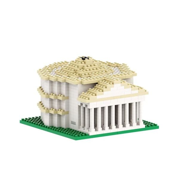 Produktbild: BRIXIES 200133 - Pantheon, 3D Konstruktionsbausatz aus Ministeinen, 634 Teile