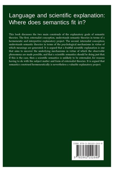 Produktbild: Language and scientific explanation