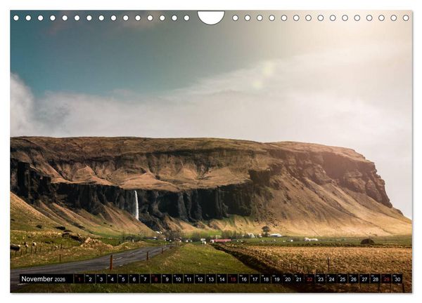 Produktbild: Island. Ein Land f&uuml;r Entdecker und Abenteurer. (Wandkalender 2026 DIN A4 quer), CALVENDO Monatskalender