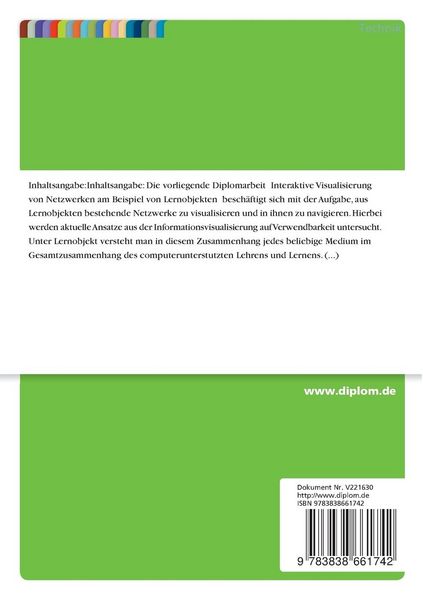 Produktbild: Interaktive Visualisierung von Netzwerken am Beispiel von Lernobjekten
