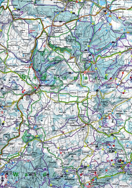 Porta Westfalica - Minden Nr. 58 Outdoorkarte Deutschland 1:50 000