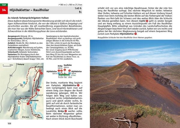 Produktbild: ROTHER Wanderf&uuml;hrer Island. 66 Touren auf der Insel aus Feuer und Eis &ndash; zu Wasserf&auml;llen, Gletschern und Vulkanen