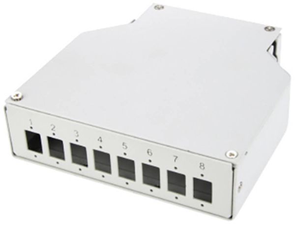 Produktbild: Digitus DN-96891 Hutschienen-Adapter 8 Port Unbest&uuml;ckt