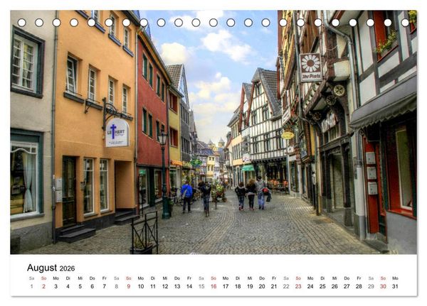 Produktbild: Die sch&ouml;nsten Orte der Eifel (Tischkalender 2026 DIN A5 quer), CALVENDO Monatskalender