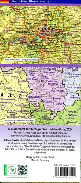 Produktbild: Deutschland &Uuml;bersichtskarte