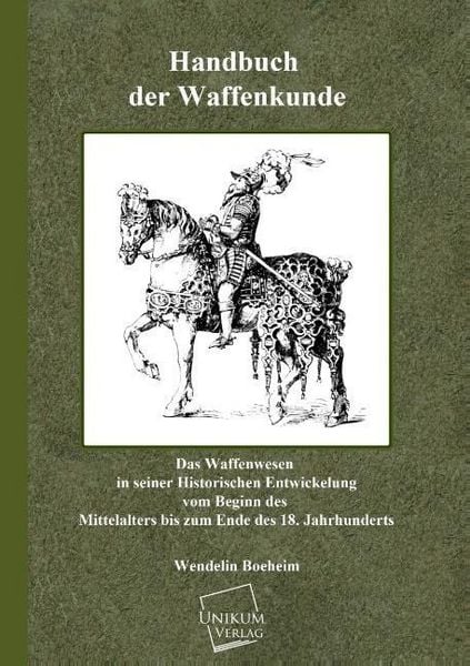 Produktbild: Boeheim, W: Handbuch der Waffenkunde
