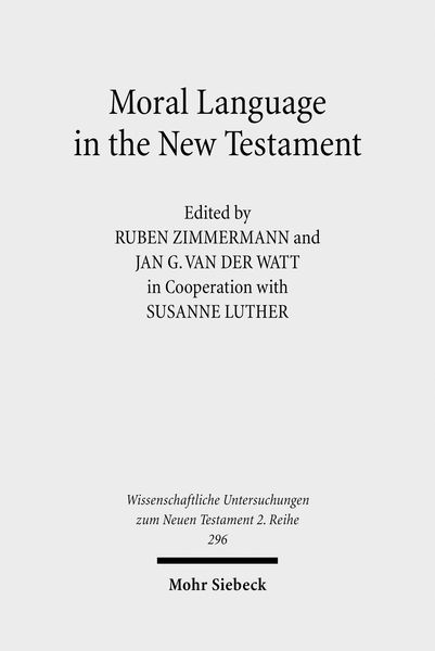 Produktbild: Moral Language in the New Testament
