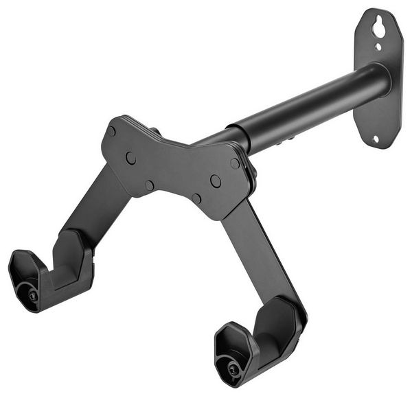 Produktbild: Elevar LBM-05 Fahrradwandhalter Anzahl Einstellpl&auml;tze=1 Stahl, PVC, Silikon Matt Schwarz