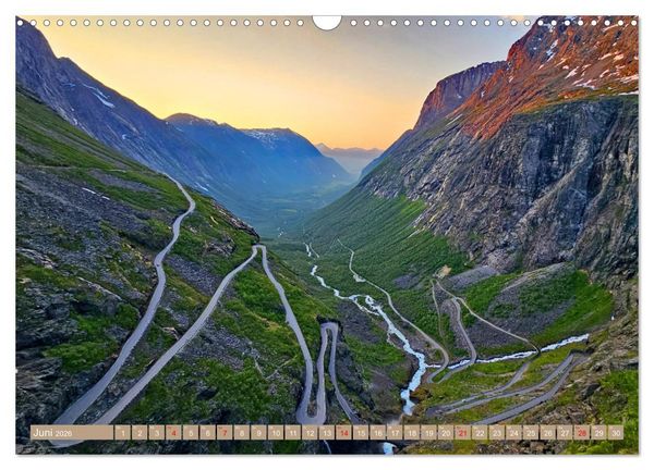 Produktbild: Vom S&uuml;dkap zum Nordkap (Wandkalender 2026 DIN A3 quer), CALVENDO Monatskalender