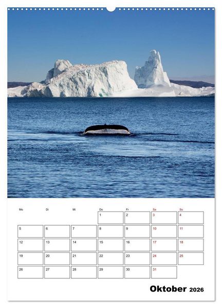Produktbild: Die Eisberge von Ilulissat (Wandkalender 2026 DIN A2 hoch), CALVENDO Monatskalender