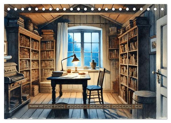 Produktbild: Im kleinen Cottage (Tischkalender 2027 DIN A5 quer), CALVENDO Monatskalender