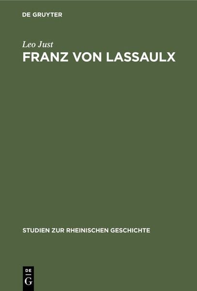 Produktbild: Franz von Lassaulx