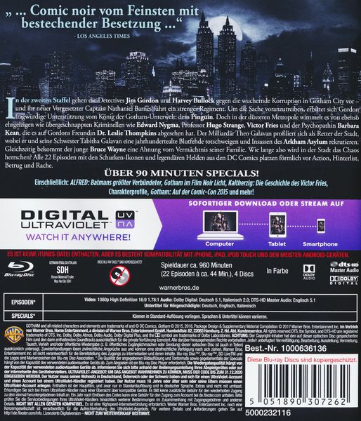 Produktbild: Gotham - Staffel 2 [4 BRs]