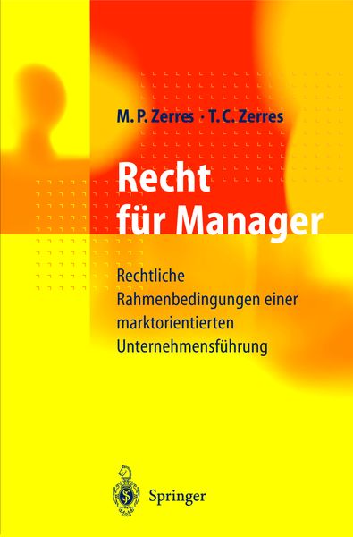 Produktbild: Recht f&uuml;r Manager