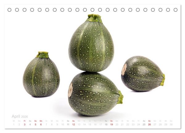 Produktbild: Der vegane K&uuml;chenkalender (Tischkalender 2026 DIN A5 quer), CALVENDO Monatskalender