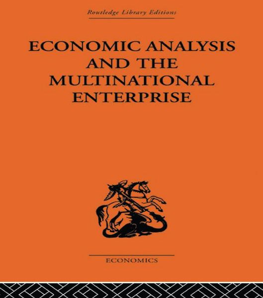 Produktbild: Economic Analysis and Multinational Enterprise