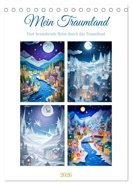 Produktbild: Mein Traumland (Tischkalender 2026 DIN A5 hoch), CALVENDO Monatskalender
