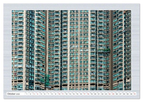 Produktbild: Urbaner Zauber: Das Zentrum Hongkongs (Tischkalender 2026 DIN A5 quer), CALVENDO Monatskalender