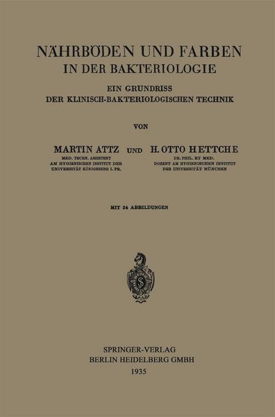 Produktbild: N&auml;hrb&ouml;den und Farben in der Bakteriologie