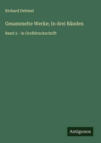 Produktbild: Gesammelte Werke; In drei B&auml;nden