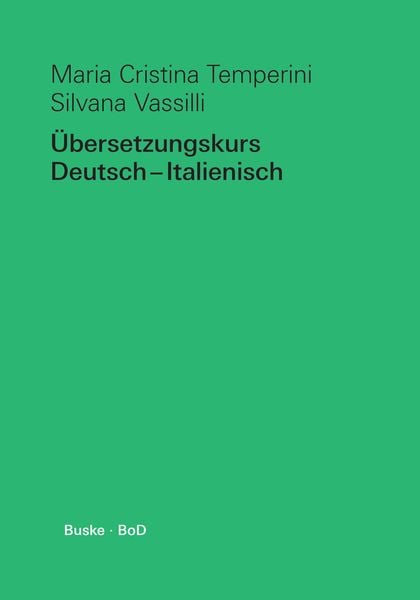 Produktbild: &Uuml;bersetzungskurs Deutsch&ndash;Italienisch