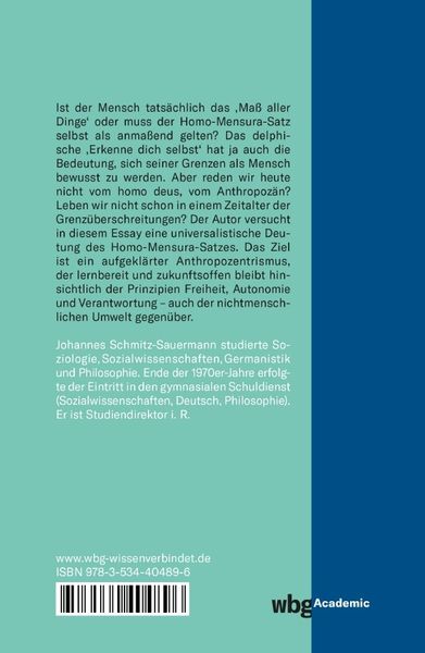 Produktbild: Von allen Dingen das Ma&szlig; ist der Mensch