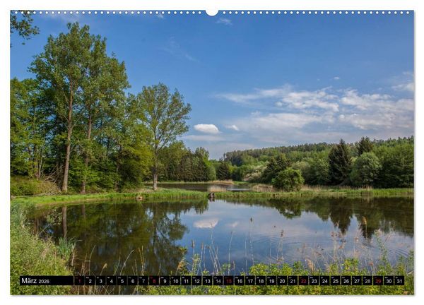 Produktbild: Jakobsweg Steigerwald (hochwertiger Premium Wandkalender 2026 DIN A2 quer), Kunstdruck in Hochglanz