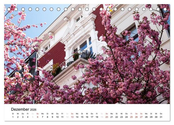 Produktbild: Bonn - Kirschbl&uuml;tenfest in der Altstadt (Tischkalender 2026 DIN A5 quer), CALVENDO Monatskalender