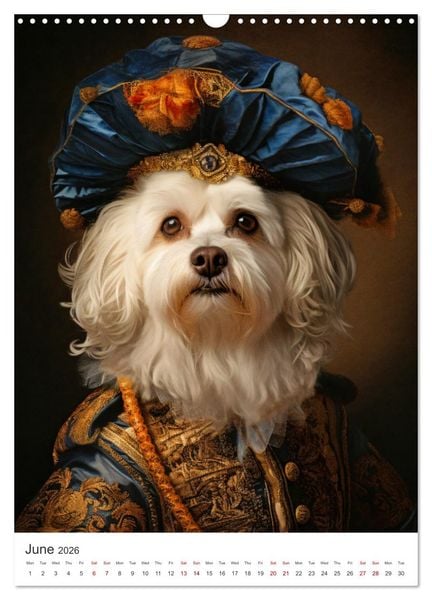 Produktbild: Animal Art - A collection of Renaissance paintings with animal motifs (Wall Calendar 2026 DIN A3 portrait), CALVENDO 12 Month Wall Calendar