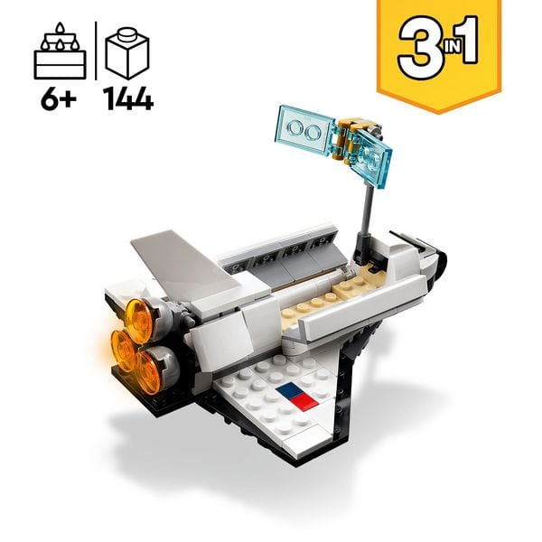 Produktbild: LEGO Creator 3in1 31134 Spaceshuttle und Raumschiff-Spielzeug-Set