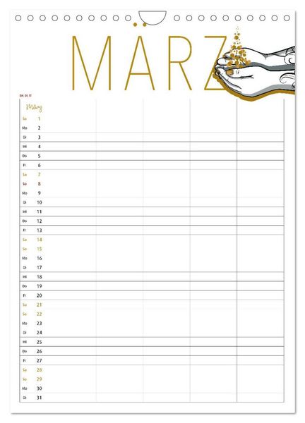 Produktbild: Fantastica Familienkalender miomanda (Wandkalender 2026 DIN A4 hoch), CALVENDO Monatskalender