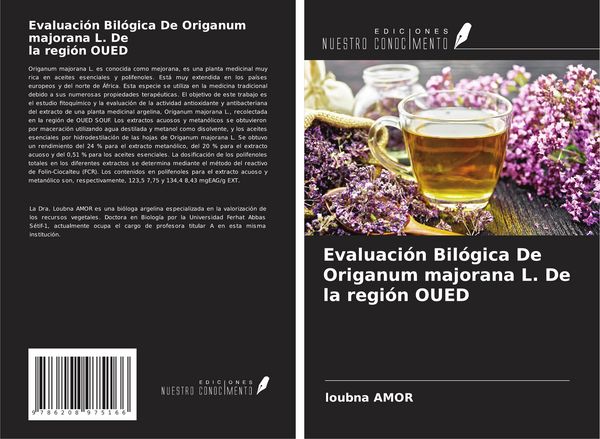 Produktbild: Evaluaci&oacute;n Bil&oacute;gica De Origanum majorana L. De la regi&oacute;n OUED